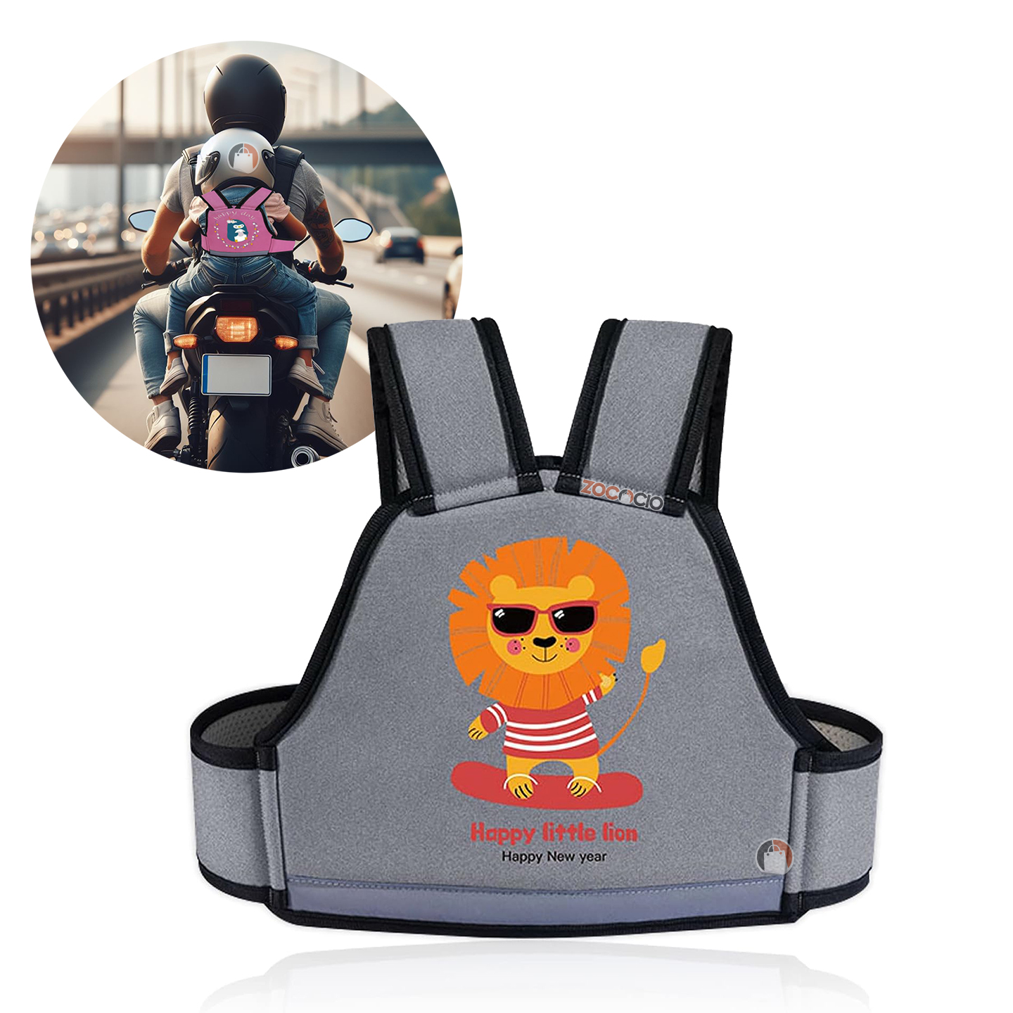 Vista 7 de Arnés Cinturón Infantil De Seguridad